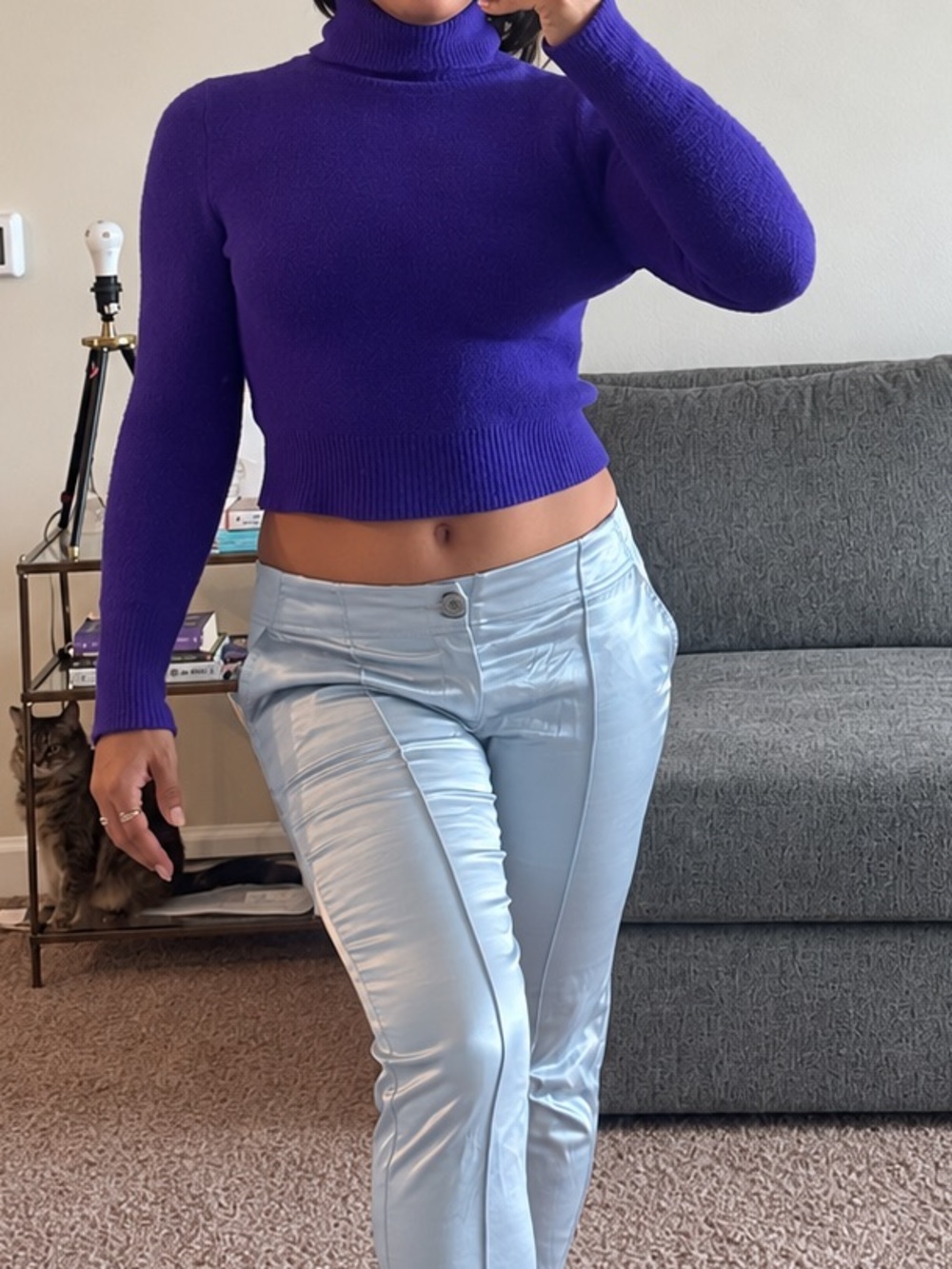 Zara Dark Purple Sweater 💜